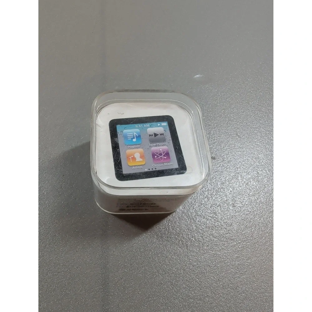 Apple iPod Nano 6th Gen 16GB Graphite A1366 w/ Case & Cable Needs Battery